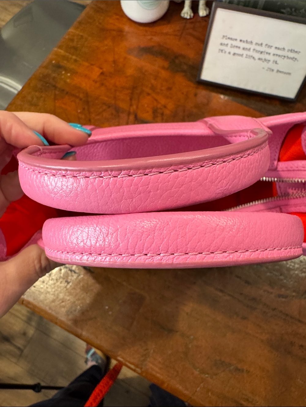 Authentic Marc Jacobs The Tote Bag Small Tote in Bright Pink - Picture 10 of 16